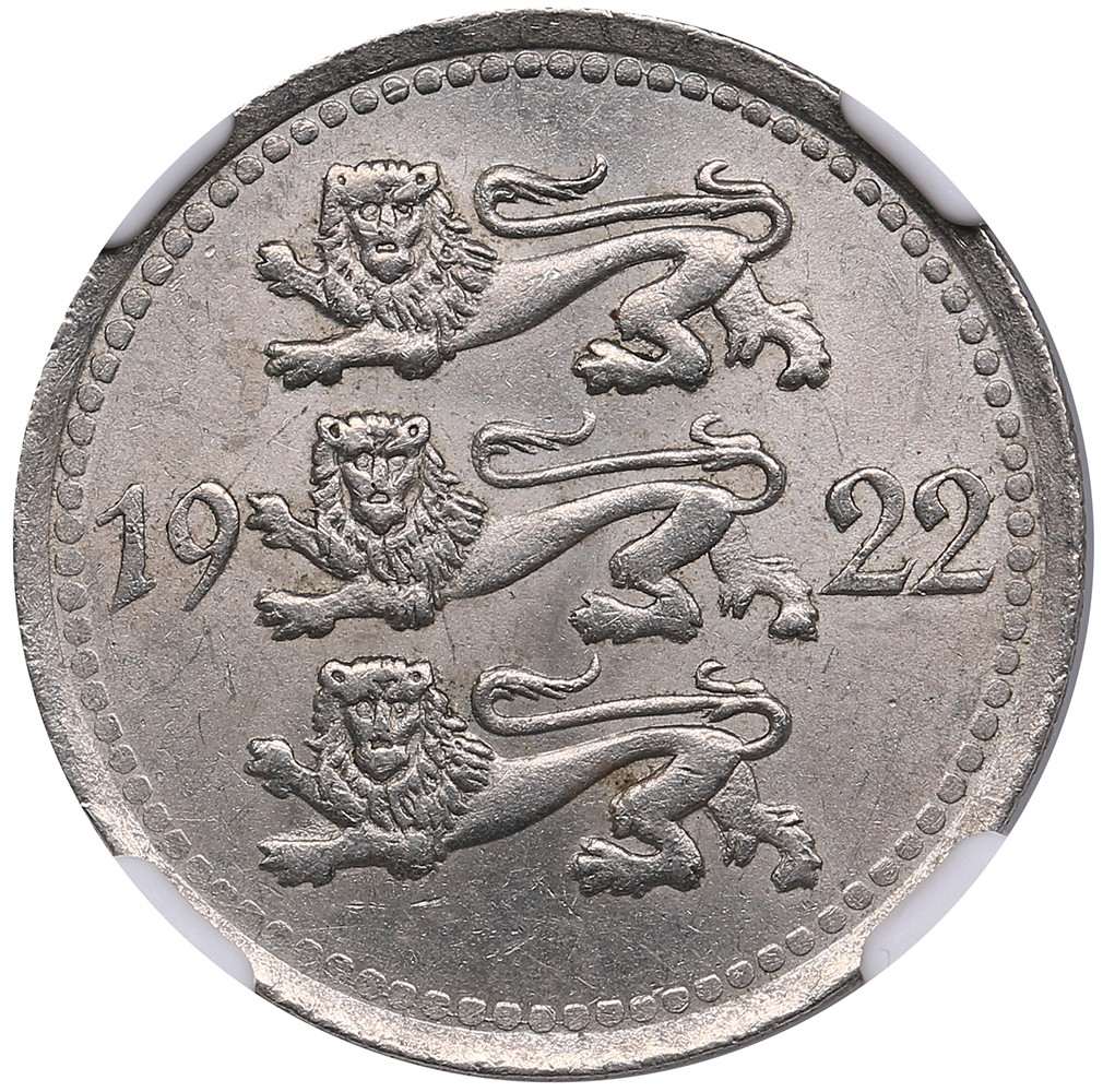 大珍❗️1922 Estonia 5M硬貨 NGC認証 大珍❗️1922 Estonia 5M硬貨 NGC認証 大珍❗️1922 Estonia 5M硬貨