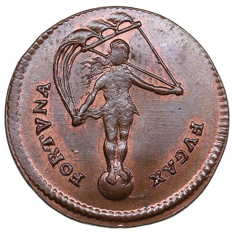 Sweden, Copper Gaming Token ND (1760s) - Adolf Fredrik (1751-1771